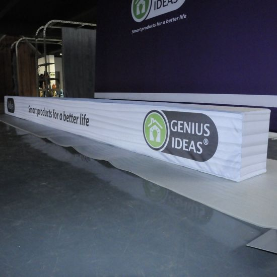 Portable Exhibition Tension Fabric Aluminum Promotion Table Trade Show