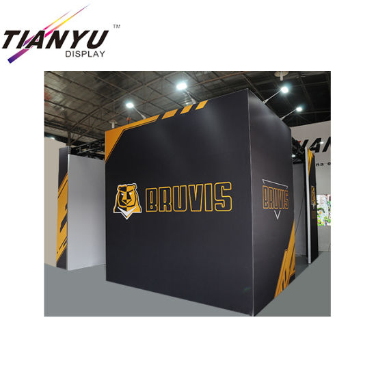 Easy Assemble 6x6 Specific Island Modular Portable Exhibition Booth Stand Show With Door & Storage