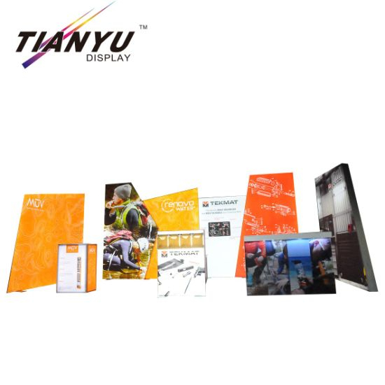 Tian Yu Do Custom Exhibition Booth Design Used in Different Shape Aluminum Fabric LED Light Box