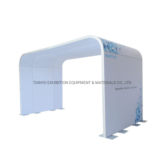 Aluminum Trade Show Booth, Chinese small promotion booth Made with Aluminium Profiles