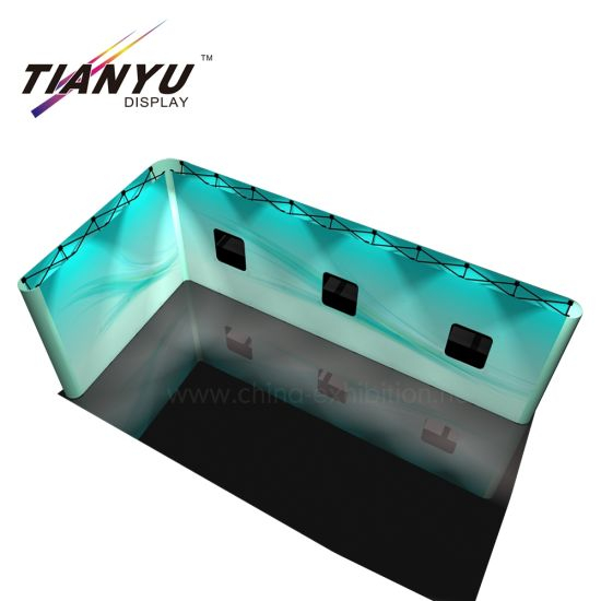 L Shape /U Shape Fabric/ PVC Expo Pop up Trade Show Display Exhibit