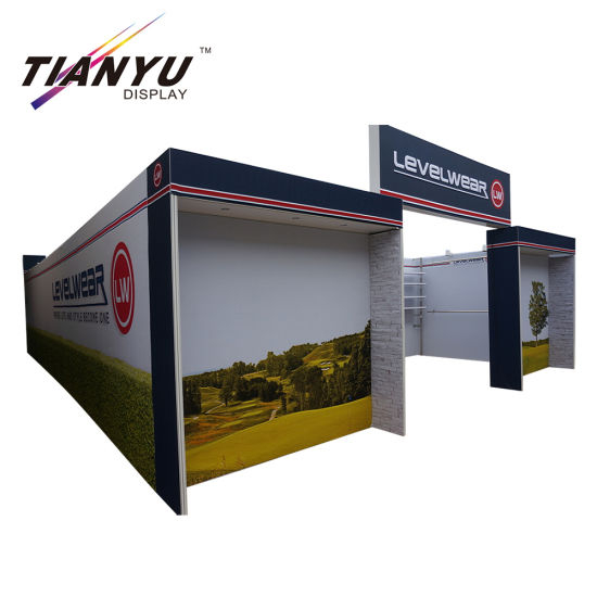 Custom Size Trade Show Display Stall Standard Exhibition Stand Booth 3X3 