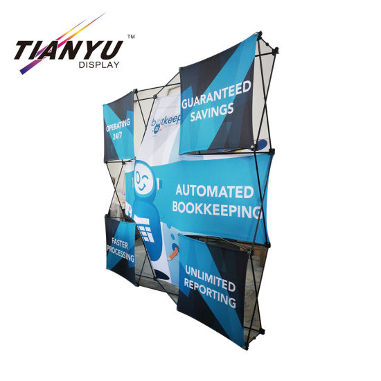 Fabric Pop up Stand Exhibition Wall Display Trade Show Banner Backdrop Stand