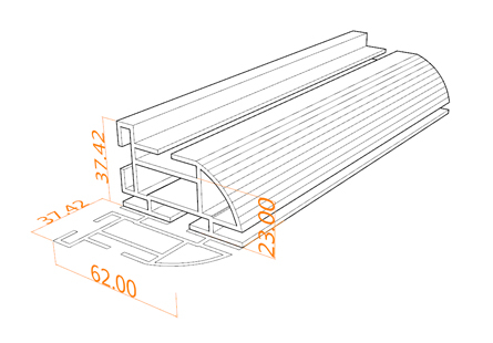 Fabric Led Light Box Used M Series Frame