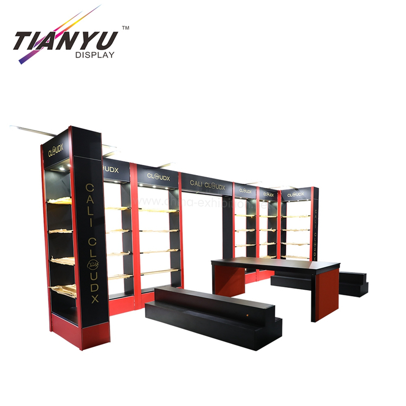 Advertising Modular Aluminium Profile Floor Standing Trade Show Booth 20X20