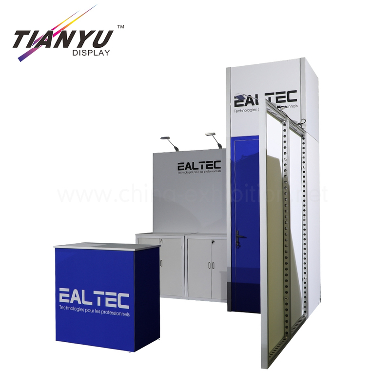 portable expo island exhibition booths stand design system and production