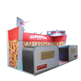 High Quality Customized 10X20FT Trade Show Shelving Stand Modular Modern Exhibition Booth