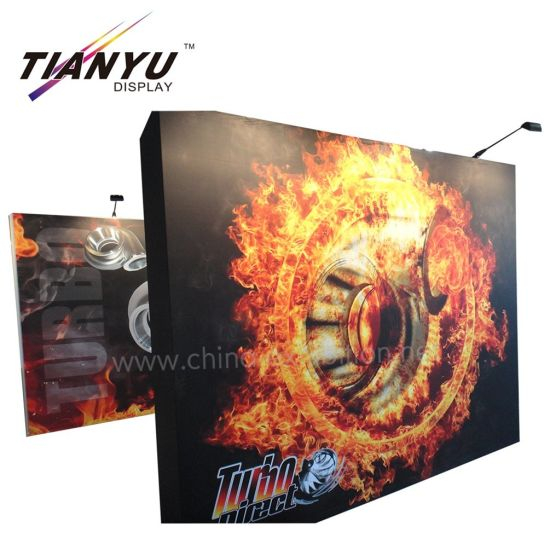 4X8m Custom Exhibition Booth Design with Acrylic Panel