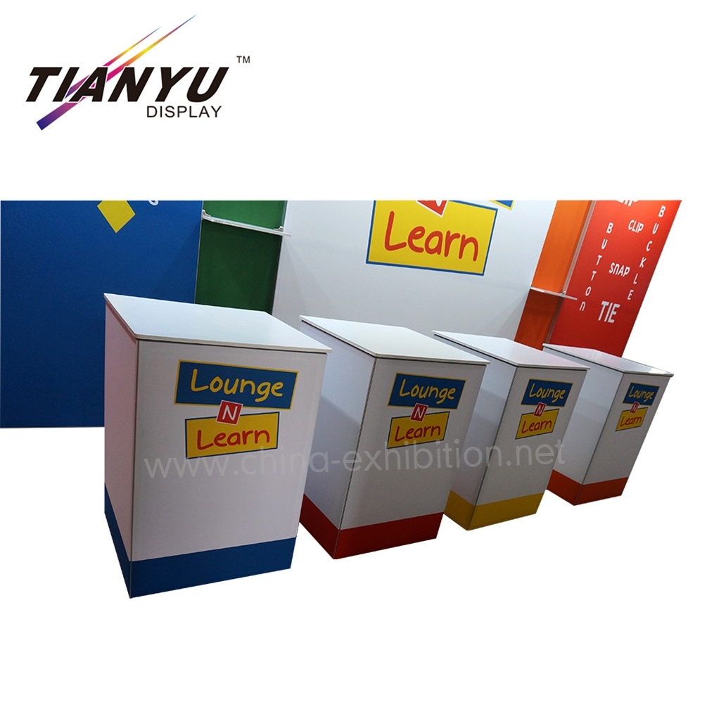 Custom 3 by 6 Meters Exhibition Booth as Exhibition Stand for Trade Show, Island Exhibition Stand Design