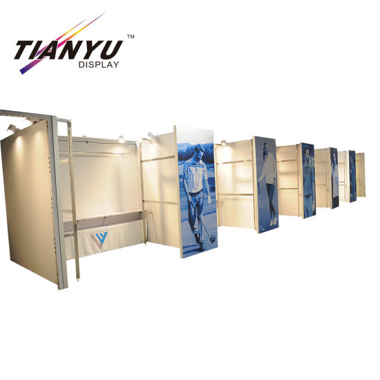 Visual Impact Tension Fabric Backlit Exhibition Booth Design