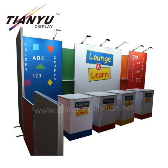 Custom 3 by 6 Meters Exhibition Booth as Exhibition Stand for Trade Show, Island Exhibition Stand Design