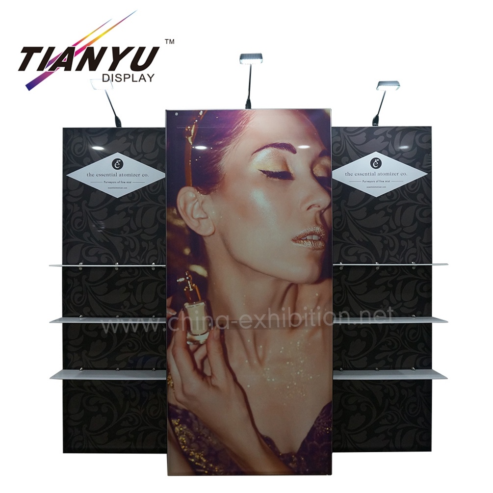 10X10 Trade Show Display Stand for Good Use Fabric Exhibition Booth