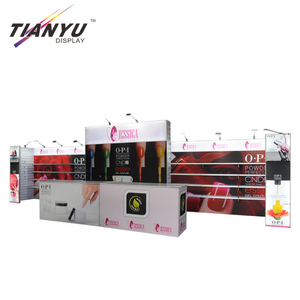 China Easy Assemble Wall Print Advertising Folding Fabric Backdrop for Trade Show