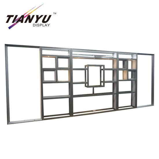 Easy assemble modern lightweight advertising exhibition display booth