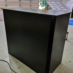 Portable Exhibition Fabric Display Counter / Foldable Display Cabinet