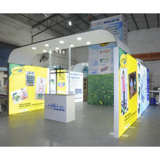 Multipurpose Standard Aluminium Advertising Display Exhibition Booth Design