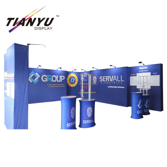 Manufacturers in China Straight Fabric Full Color Promotion Easily Set up Customized Pop up Stand for Big Sale