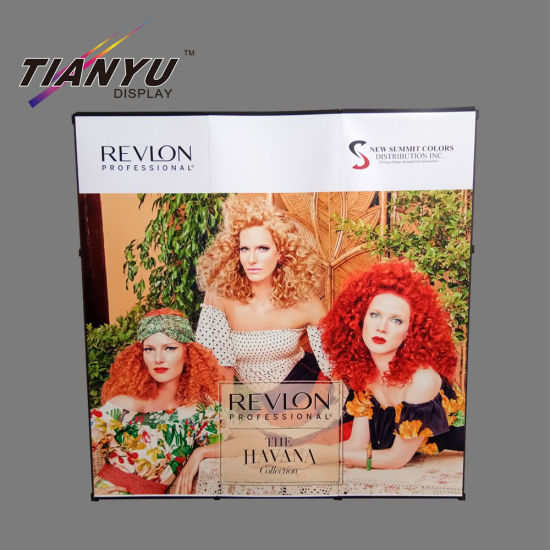 Expo Display Stand Curved Pop up Display Fabric Wall Side Aluminum Banners Curve Display for Trade Show