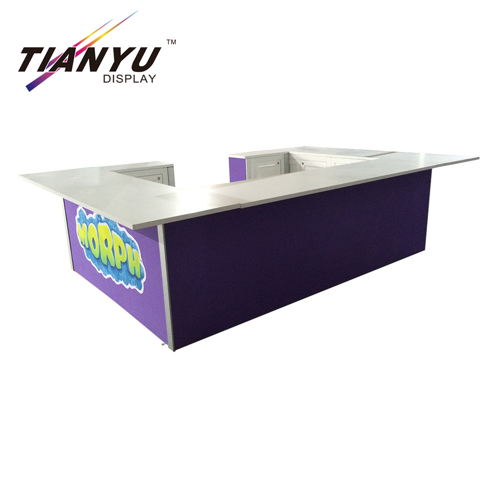 Hot Sale & Flexible Advertising Promotion Table, Exhibition Promotion Counter, Promotor Promotion Table