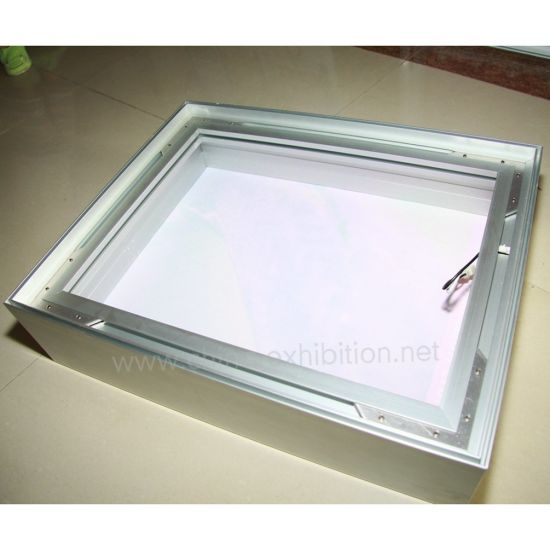 Custom Black Color Aluminium Profile Silicone Edge Light Box for LED Display