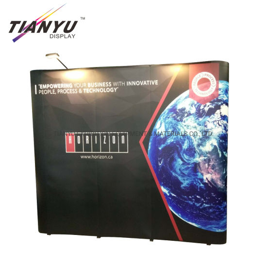 8FT Collapsible Portable Modular Trade Show Fair Banner Expo Pop up Display Exhibition Stands Design Booth