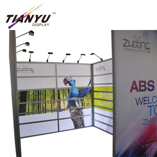 2020 High End Aluminum Fabric Indoor Trade Show Exhibition Booth and Fabrication