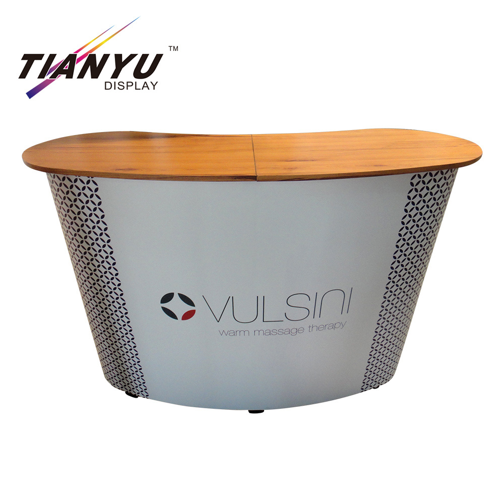 10FT Aluminum Curved Straight Single Magnetic Self-Locking Pop up Stand