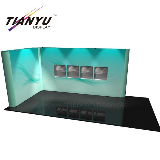 L Shape /U Shape Fabric/ PVC Expo Pop up Trade Show Display Exhibit