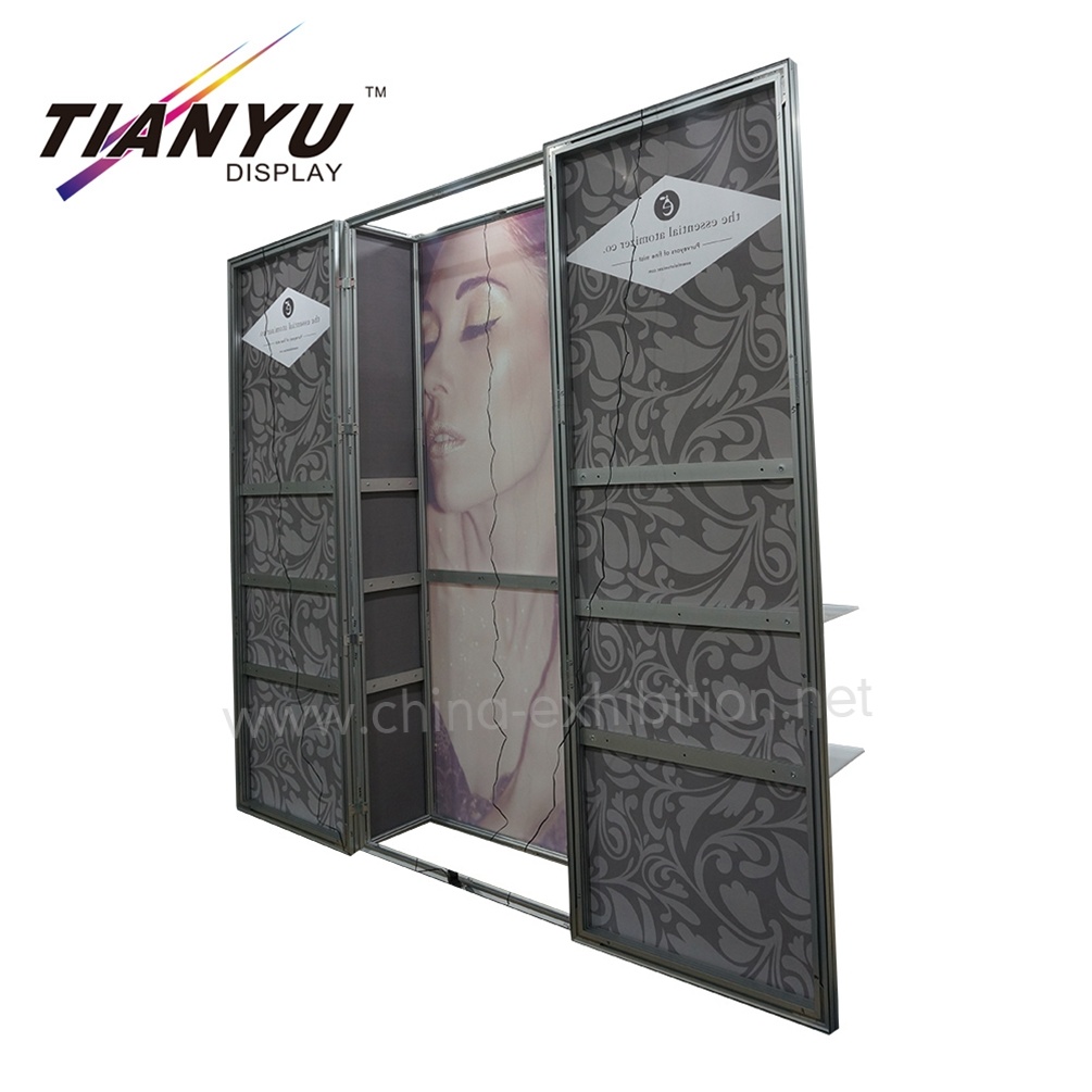 Custom Size Aluminum Backdrop Stand Exhibition Booth Design