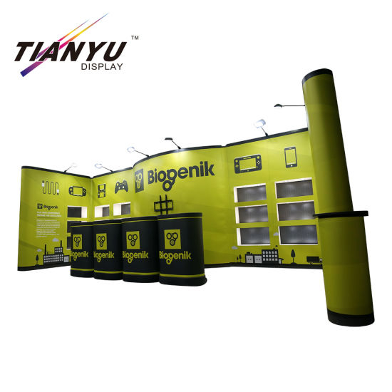 New Style Aluminum PVC Trade Show Fold up Advertising Floor Standing Pop up Banner Stand Back Drop Banner Stand