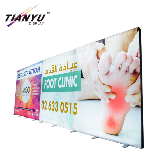 Customized Different Shape Light Box Trade Show Booth with Transport Case Easy Transportation