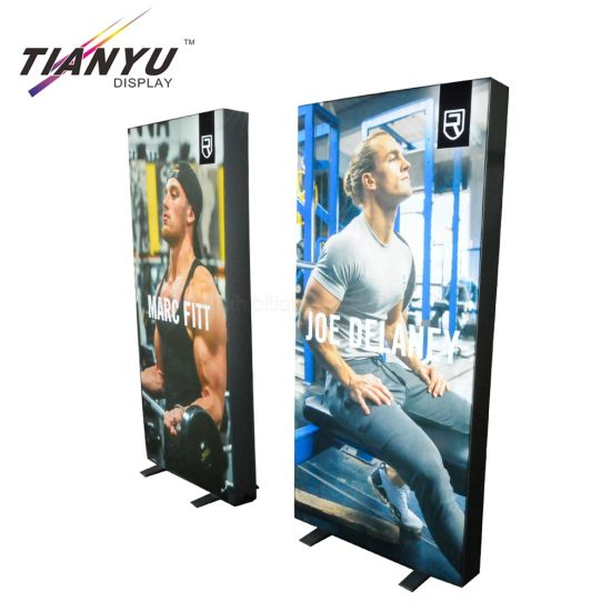 Manufacture Custom Made Frameless Fabric Light Boxes with Backlight and Edge Light LED