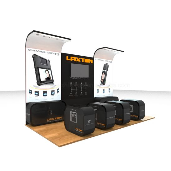 Modern Modular Trade Show Fabric Exhibition Booth with Graphic