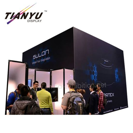 Tian Yu Offer Portable Sqf Aluminum Double Deck Trade Show Exhibition Booth