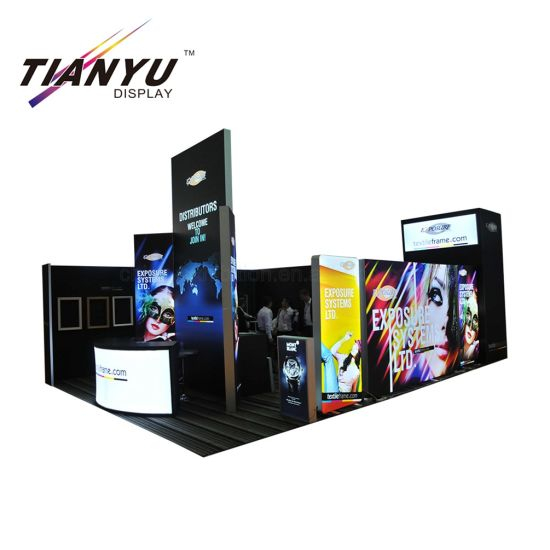 Removable Durable Customized Company Sign China Exhibition Booth Design Used Trade Show Stand