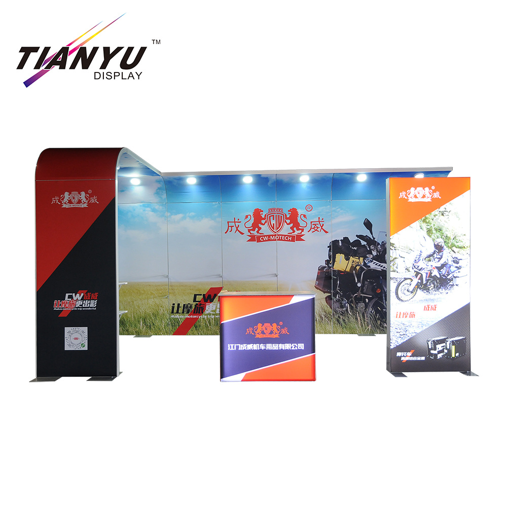 3X3 Aluminum Extrusion Standard Modular Partition Shell Scheme Trade Show Expo Display Exhibition Booth