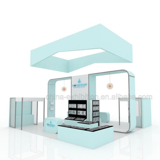 Uncomplicated Assemble 6X6 M Trade Show Display Portable Modular Simple Exhibition Booth Offer 3D Design