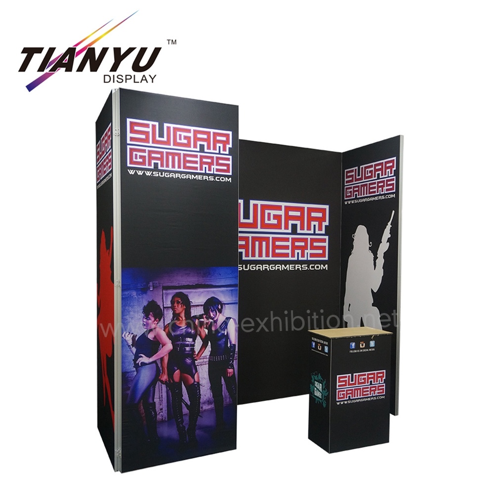 10X10 Cheap Aluminum Modular Exhibition Stand with Graphic