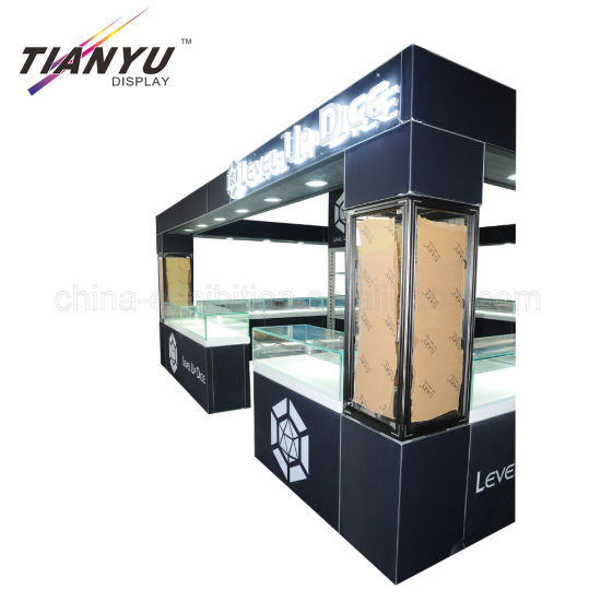 Portable Cheap Price Reusable High Quality Promotional New Design LED Jewelri Trade Show Booth