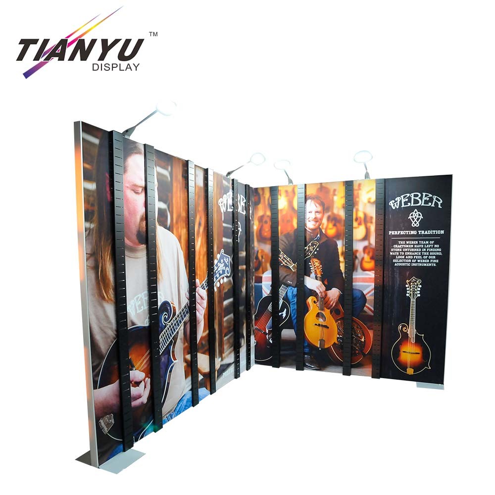 Custom Printed Stand Portable Exhibition Equipment Trade Show Display Booth 10X20