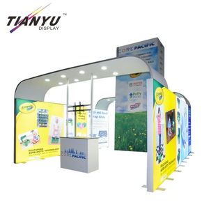 Multipurpose Standard Aluminium Advertising Display Exhibition Booth Design