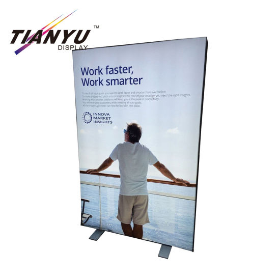 Aluminum Frame Textile LED Lighting Box Fabric Tianyu Made Frameless Advertising Display LED Backlit Light Box