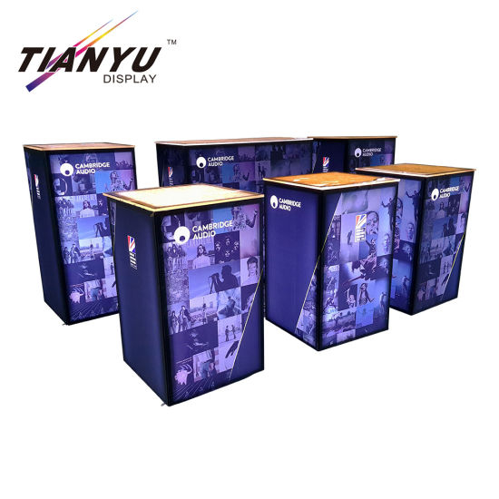 Portable Trade Show Display Aluminum Fabric Exhibition Counter