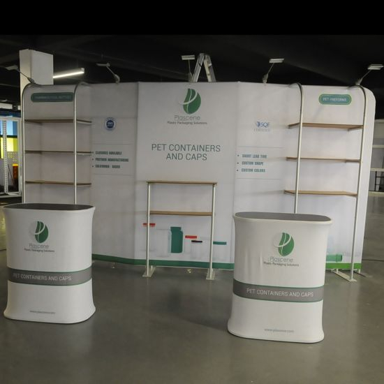 Display Exhibition Trade Show Stand with Shelves for Expo Show