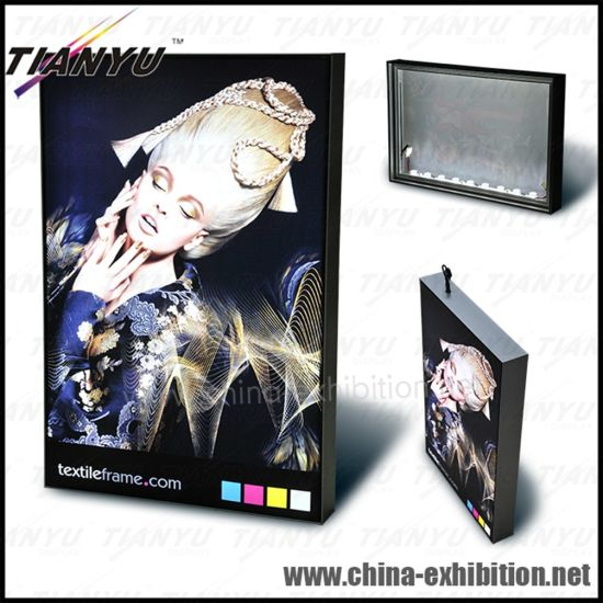 Aluminum Profiles LED Light Display Picture Seg Frame Single-Sided Frameless Fabric Light Box