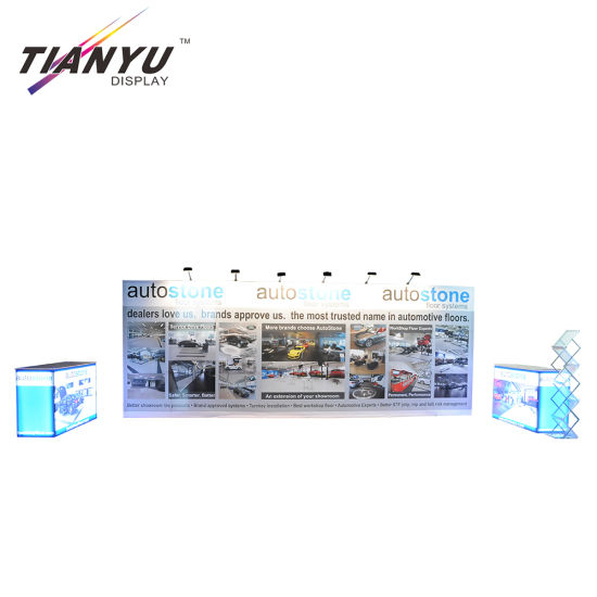 Outdoor Trade Show System Banner Magnetic Pop up Display Stand