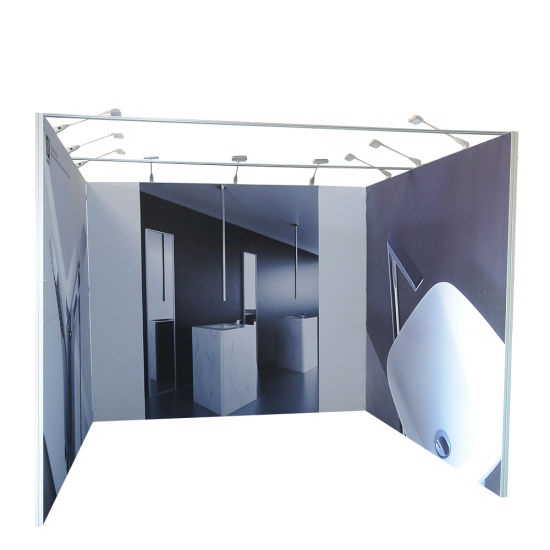 Wholesale Custom Printing Curved Trade Show Portable Booth