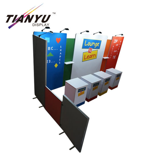 20FT Tension Fabric Display Aluminum Wall Exhibition Booth