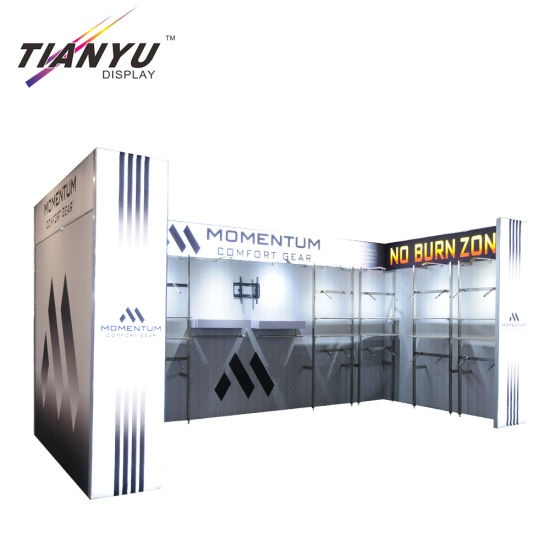 High quality aluminum display backdrop booth for 3mx6m