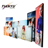 Shopping Mall Frameless Aluminum Profile Advertising Fabric Light Box Sign